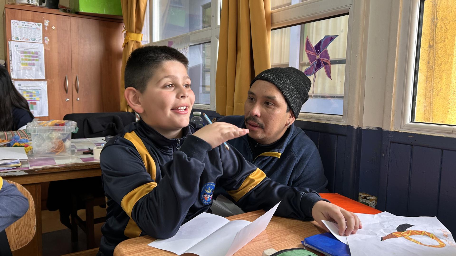 Mediación artística Escuela Los Trigales