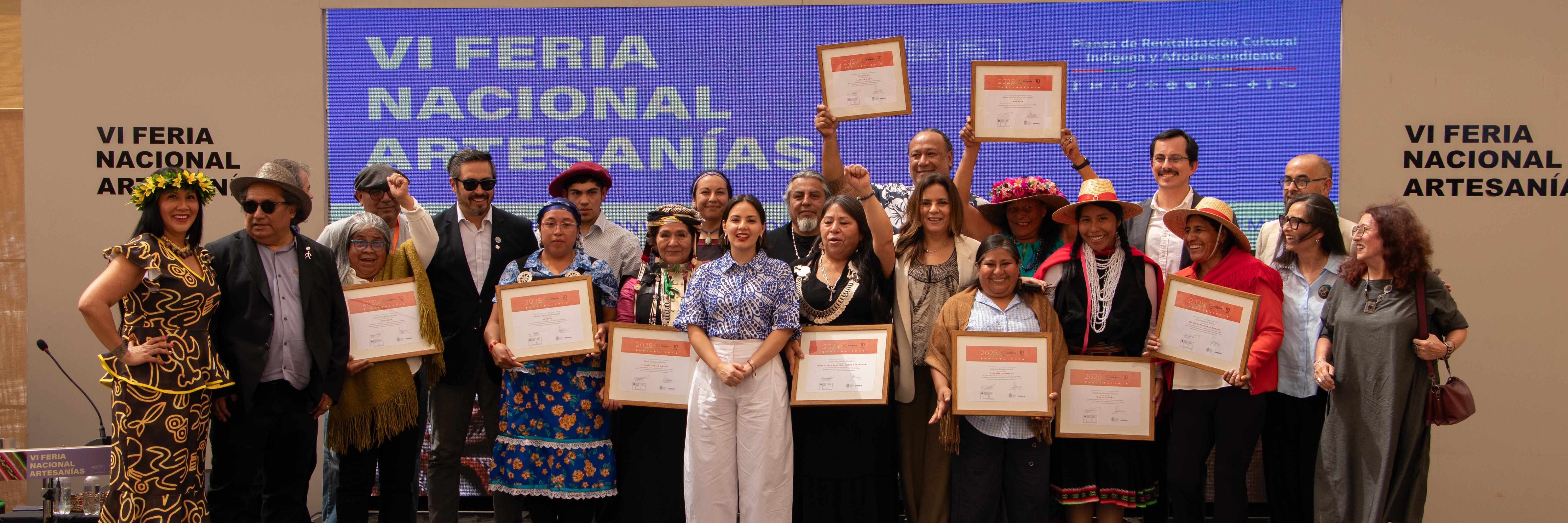 Ceremonia premiación Sello Artesanía Indígena 2025