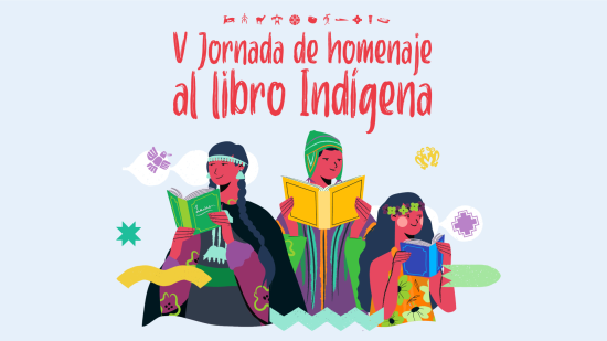 Gráfica V Jornada de homenaje al libro Indígena