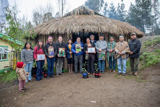 Inauguración ruka pedagógica