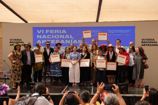Ceremonia premiación Sello Artesanía Indígena 2025