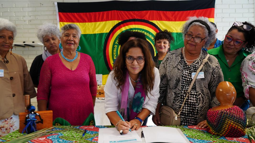 Diálogo acuerdos pueblo Tribal Afrodescendiente